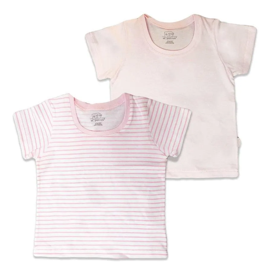 St. Patrick Essential T-Shirt Short Sleeves Plain & Stripes/Blue 2's