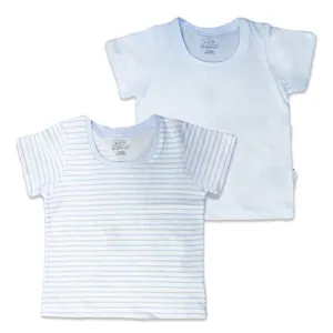 St. Patrick Essential T-Shirt Short Sleeves Plain & Stripes/Blue 2's