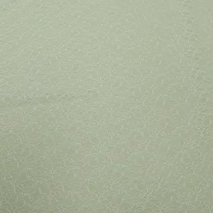 White Floral Corded Embroidered Tulle Fabric